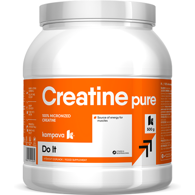 Kompava Kreatin Pure 500 g/100 dávok Kompava Kreatin Pure 500 g/100 dávok
