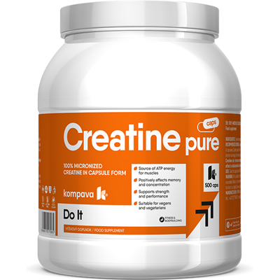 Kompava Kreatin Pure v kapsuliach Kompava Kreatin Pure v kapsuliach