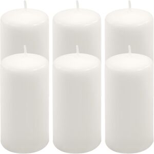 Nexos Sada stĺpových sviečok, 11,5 cm, Ø 6 cm, biela, 6 ks Nexos Sada stĺpových sviečok, 11,5 cm, Ø 6 cm, biela, 6 ks