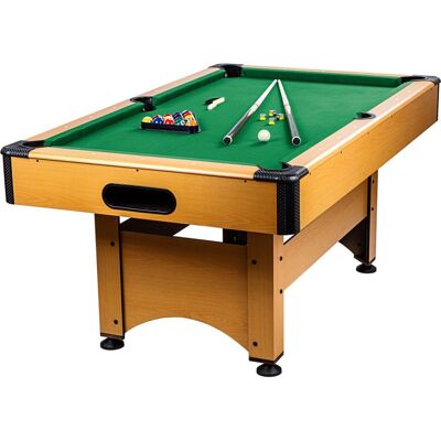 GamesPlanet® biliardový stôl TRENDLINE 6ft, zelený GamesPlanet® biliardový stôl TRENDLINE 6ft, zelený