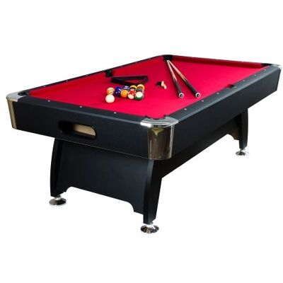 GamesPlanet® Biliardový stôl pool biliard biliard 7 ft s vybavením GamesPlanet® Biliardový stôl pool biliard biliard 7 ft s vybavením
