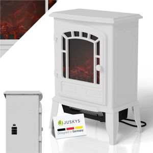 Juskys Elektrický krb s efektom plameňov 2000W, biely Juskys Elektrický krb s efektom plameňov 2000W, biely