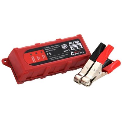 Compass Nabíjačka mikroprocesor 1Amp, 6/12V Compass Nabíjačka mikroprocesor 1Amp, 6/12V