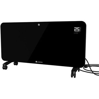 Juskys Elektrická sklenená vykurovacia doska 2000W čierna - WiFi, L Juskys Elektrická sklenená vykurovacia doska 2000W čierna - WiFi, L