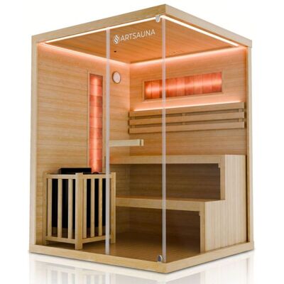 Juskys Domáca sauna pre 3 osoby 150 x 140 x 200 cm Juskys Domáca sauna pre 3 osoby 150 x 140 x 200 cm