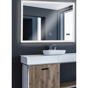 Aquamarin Kúpeľňové zrkadlo s LED osvetlením, 80 x 60 cm Aquamarin Kúpeľňové zrkadlo s LED osvetlením, 80 x 60 cm