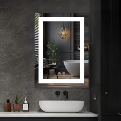 IREDA kúpeľňové zrkadlo s LED osvetlením, 80 x 60 cm IREDA kúpeľňové zrkadlo s LED osvetlením, 80 x 60 cm