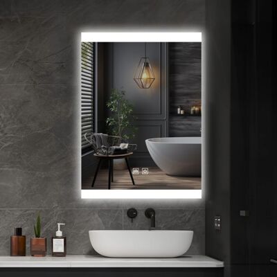 IREDA Kúpeľňové zrkadlo s LED osvetlením, 70 x 50 cm IREDA Kúpeľňové zrkadlo s LED osvetlením, 70 x 50 cm