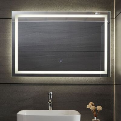 AQUAMARIN kúpeľňové zrkadlo s LED osvetlením, 90 x 60 cm AQUAMARIN kúpeľňové zrkadlo s LED osvetlením, 90 x 60 cm