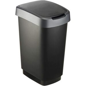 Rotho TWIST odpadkový kôš 25 l - strieborný Rotho TWIST odpadkový kôš 25 l - strieborný