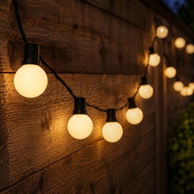 Garthen Záhradné párty osvetlenie – vonkajšie, 20 LED, teplá biela Garthen Záhradné párty osvetlenie – vonkajšie, 20 LED, teplá biela