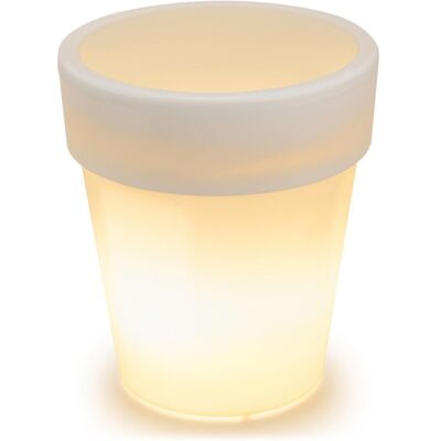 Garthen Solárny ozdobný kvetináč - 3 LED, teplá biela Garthen Solárny ozdobný kvetináč - 3 LED, teplá biela