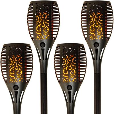 VOLTRONIC® VOLTRONIC sada solárnych svetiel 33 LED, 4 ks VOLTRONIC® VOLTRONIC sada solárnych svetiel 33 LED, 4 ks