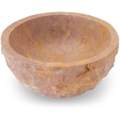 Divero Umývadlo z prírodného kameňa Savona, Ø 35 - 40 cm Divero Umývadlo z prírodného kameňa Savona, Ø 35 - 40 cm