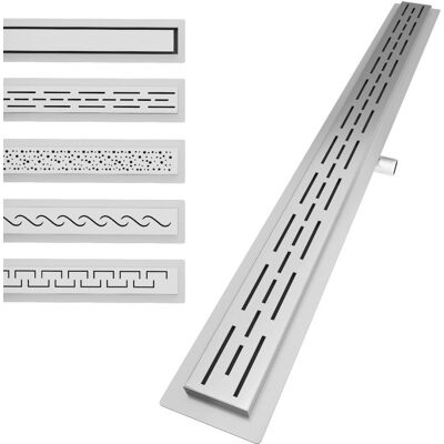 Aquamarin Sprchový podlahový žľab prerušovaný, 130 cm Aquamarin Sprchový podlahový žľab prerušovaný, 130 cm