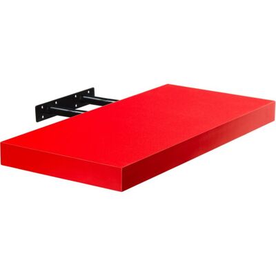 Nástenná polica STILISTA - červená 50 cm Nástenná polica STILISTA - červená 50 cm