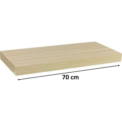 Nástěnná police STILISTA VOLATO - světlé dřevo 70 cm Nástěnná police STILISTA VOLATO - světlé dřevo 70 cm