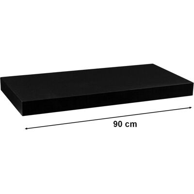 Nástěnná police STILISTA VOLATO - černá 90 cm Nástěnná police STILISTA VOLATO - černá 90 cm