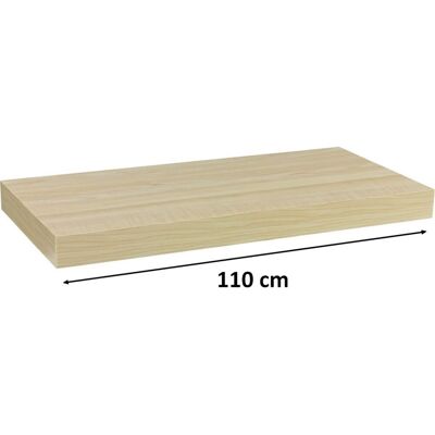 Nástěnná police STILISTA VOLATO - světlé dřevo 110 cm Nástěnná police STILISTA VOLATO - světlé dřevo 110 cm