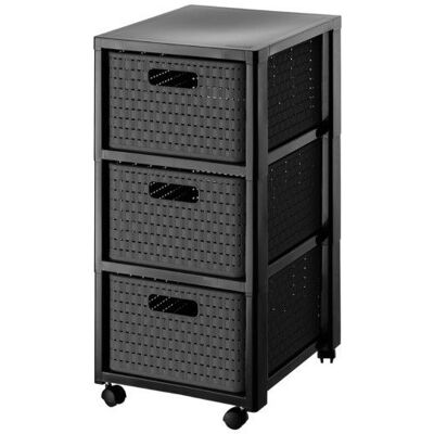 Rotho Country komoda - antracit, 37,5 x 32,5 x 71,2 cm Rotho Country komoda - antracit, 37,5 x 32,5 x 71,2 cm