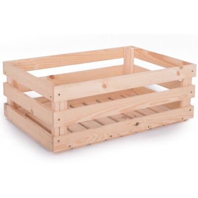 Rojaplast Drevený úložný box 59x39x22 cm prírodný FSC borovica Rojaplast Drevený úložný box 59x39x22 cm prírodný FSC borovica