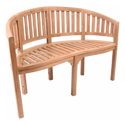 Divero Záhradná lavica z teakového dreva, 2-miestna, 120 cm Divero Záhradná lavica z teakového dreva, 2-miestna, 120 cm