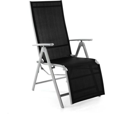 Garthen Hliníkové skladacie kreslo – relaxačné ležadlo Garthen Hliníkové skladacie kreslo – relaxačné ležadlo