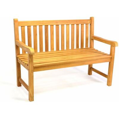 Záhradná lavica DIVERO 2-miestna masívna 120 cm Záhradná lavica DIVERO 2-miestna masívna 120 cm