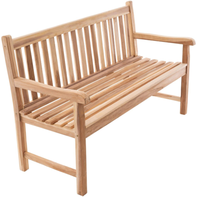 Záhradná lavica masív DIVERO 3-miestna 150 cm Záhradná lavica masív DIVERO 3-miestna 150 cm