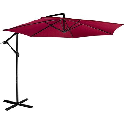 STILISTA záhradný slnečník, 330 x 249 cm, červený STILISTA záhradný slnečník, 330 x 249 cm, červený