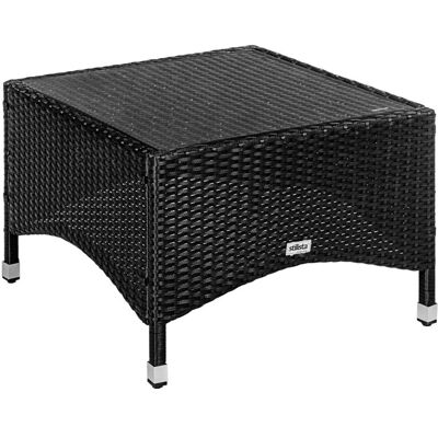 STILISTA odkladací stolík, 58 x 58 cm, polyratan, čierny STILISTA odkladací stolík, 58 x 58 cm, polyratan, čierny