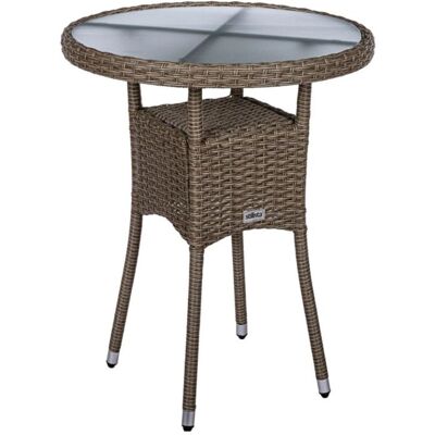 STILISTA okrúhly záhradný stolík, 60 cm, krémový STILISTA okrúhly záhradný stolík, 60 cm, krémový