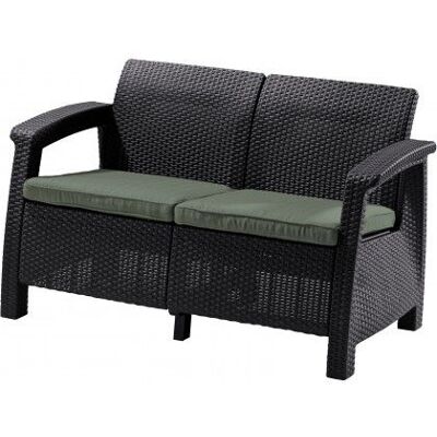 Keter Pohovka COFRU LOVE SEAT - hnědá Keter Pohovka COFRU LOVE SEAT - hnědá