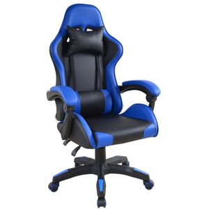 FD Ergonomická kancelárska stolička s vankúšikmi, čierno-modrá FD Ergonomická kancelárska stolička s vankúšikmi, čierno-modrá