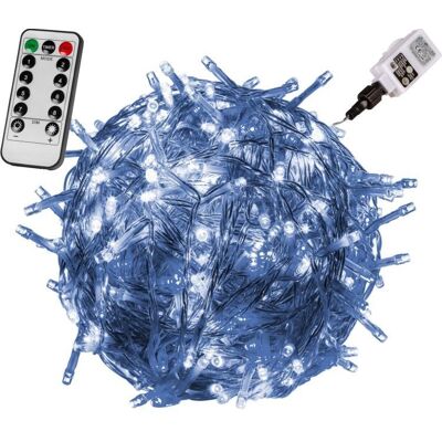 VOLTRONIC® VOLTRONIC Vianočná reťaz 40m, 400 LED, studená biela,ovládač VOLTRONIC® VOLTRONIC Vianočná reťaz 40m, 400 LED, studená biela,ovládač