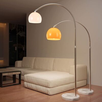 JAGO stojacia oblúková lampa biela, 145 - 220 cm JAGO stojacia oblúková lampa biela, 145 - 220 cm