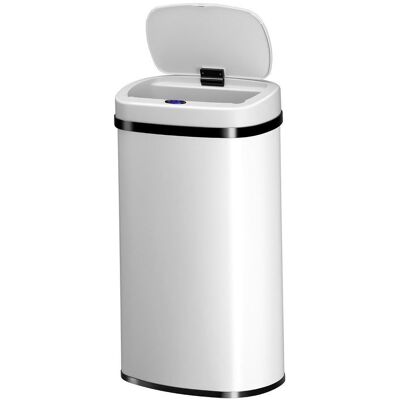 Juskys Automatický bezdotykový odpadkový kôš 60 l – biely Juskys Automatický bezdotykový odpadkový kôš 60 l – biely