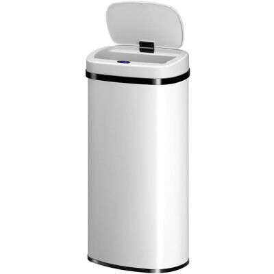 Juskys Automatický odpadkový kôš 70 l s pohybovým senzorom, biely Juskys Automatický odpadkový kôš 70 l s pohybovým senzorom, biely