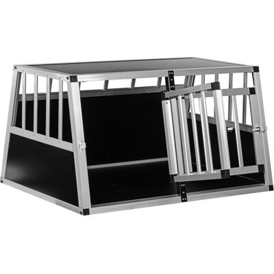 Petstuff Hliníková prepravná klietka pre psov 89 × 69 × 50 cm, 12 kg Petstuff Hliníková prepravná klietka pre psov 89 × 69 × 50 cm, 12 kg