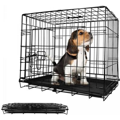 Leopet Klietka pre psy skladacia 107 x 69 x 75,5 cm, XL Leopet Klietka pre psy skladacia 107 x 69 x 75,5 cm, XL