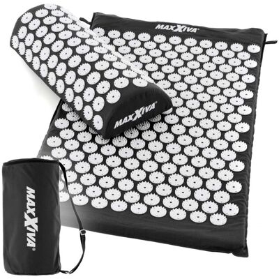 MAXXIVA® MAXXIVA Akupresúrna podložka s vankúšom, 75x42 cm, čierna MAXXIVA® MAXXIVA Akupresúrna podložka s vankúšom, 75x42 cm, čierna