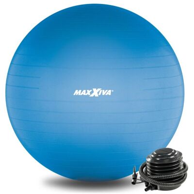 MAXXIVA® MAXXIVA Gymnastická lopta Ø 85 cm s pumpičkou, modrá MAXXIVA® MAXXIVA Gymnastická lopta Ø 85 cm s pumpičkou, modrá