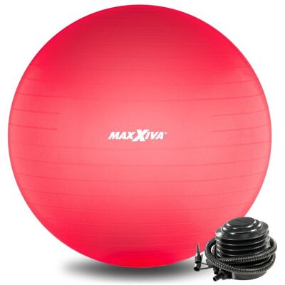MAXXIVA® MAXXIVA Gymnastická lopta Ø 75 cm s pumpičkou, červená MAXXIVA® MAXXIVA Gymnastická lopta Ø 75 cm s pumpičkou, červená
