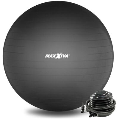 MAXXIVA® MAXXIVA Gymnastická lopta Ø 75 cm s pumpičkou, čierna MAXXIVA® MAXXIVA Gymnastická lopta Ø 75 cm s pumpičkou, čierna