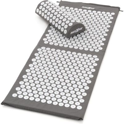 MAXXIVA® MAXXIVA Akupresúrna podložka s vankúšom, 130 x 50 cm, sivá MAXXIVA® MAXXIVA Akupresúrna podložka s vankúšom, 130 x 50 cm, sivá