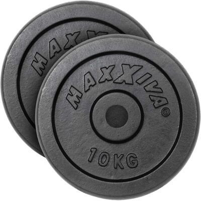 MAXXIVA® MAXXIVA Sada závažia 2 x 10 kg, liatina MAXXIVA® MAXXIVA Sada závažia 2 x 10 kg, liatina