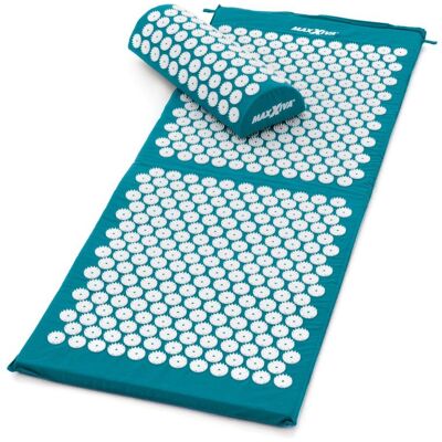 MAXXIVA® MAXXIVA Akupresúrna podložka s vankúšom 130x50 cm, petrolej MAXXIVA® MAXXIVA Akupresúrna podložka s vankúšom 130x50 cm, petrolej