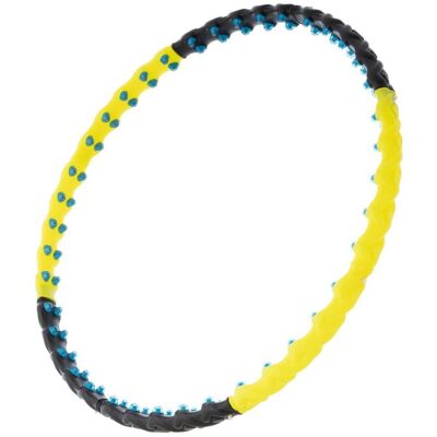 MAXXIVA® MAXXIVA hula- hoop masážna obruč, 108 cm, čierno-žltá MAXXIVA® MAXXIVA hula- hoop masážna obruč, 108 cm, čierno-žltá