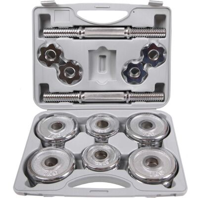 Činky ScSPORTS® - Sada 2 kusov, 15 kg, s puzdrom Činky ScSPORTS® - Sada 2 kusov, 15 kg, s puzdrom
