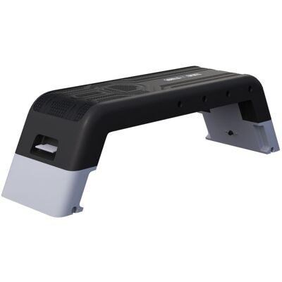 Fitness stepper GORILLA SPORTS® s úložným priestorom, čierny Fitness stepper GORILLA SPORTS® s úložným priestorom, čierny
